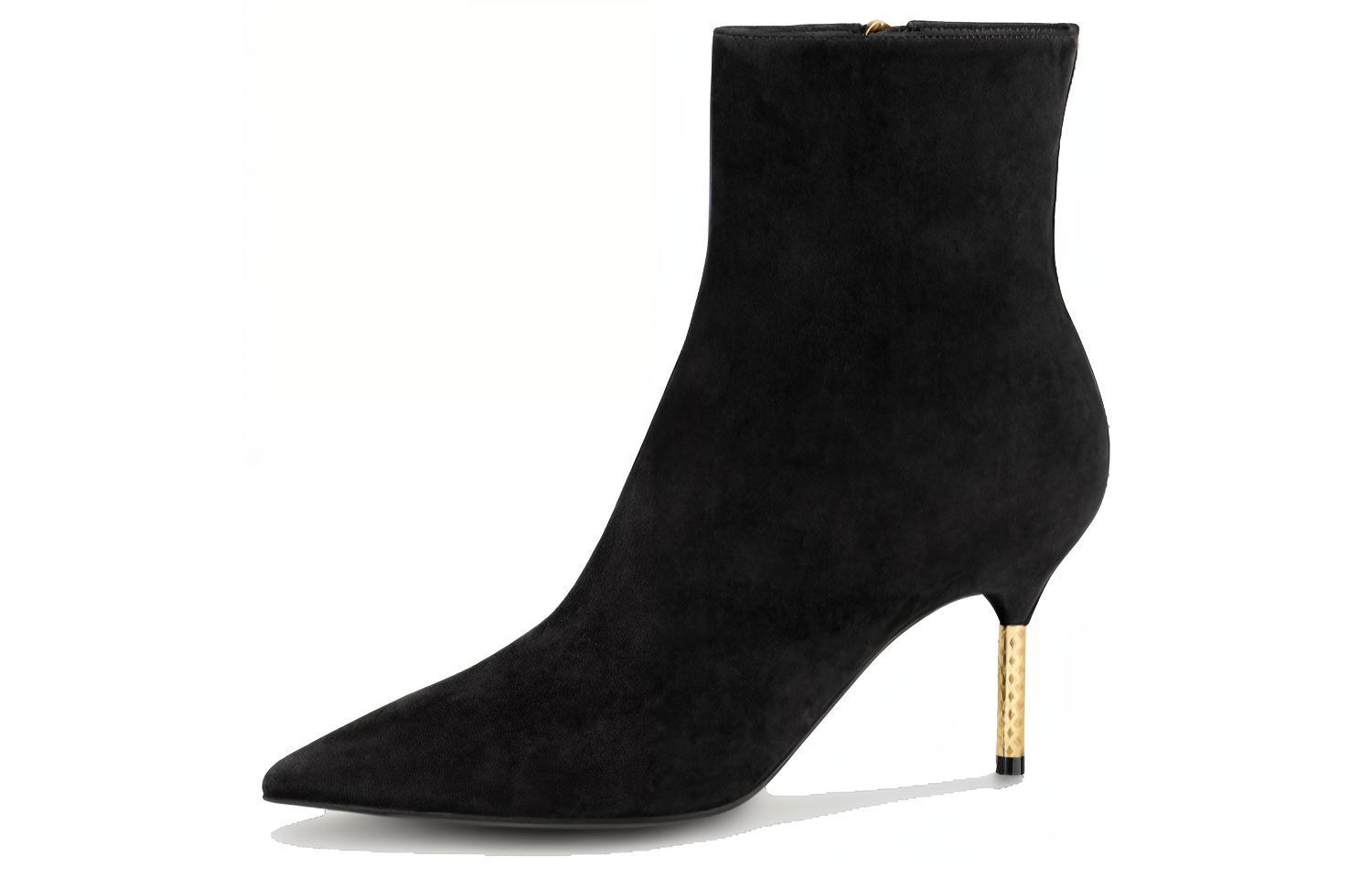 (Women) Louis Vuitton Ultimate Leather Ankle Boot 'Black' 1A9507