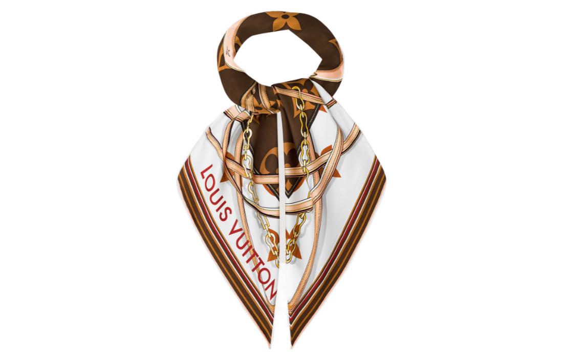 Lookbook (Women) Louis Vuitton Ultimate Monogram Silk Scarf for Women - Fashion Classic Print. M77639