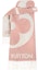 Lookbook (Women) LOUIS VUITTON Ultimate Shine Large Monogram Scarf Pink Accessory M78917