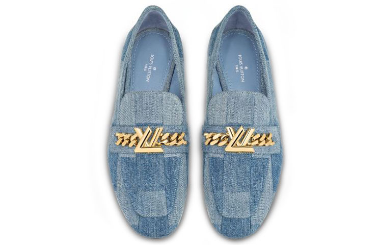 (W) LV Upper Case Shoes 'Blue' 圖 5