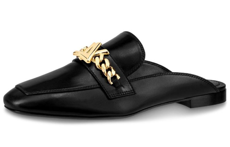 (Women) Louis Vuitton Upper Case Loafer 'Black Calf Leather' 1A4XHP