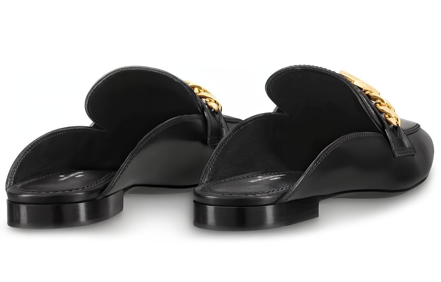 Lookbook (W) Mocassins Louis Vuitton ''Cuir Noir Veau'' 1A4XHP