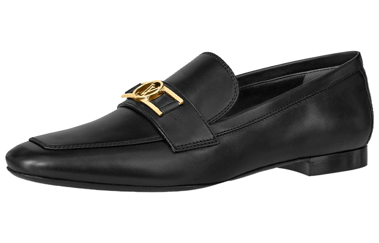 (Women) Louis Vuitton Upper Case Loafer 'Calfskin Black' 1A86MR