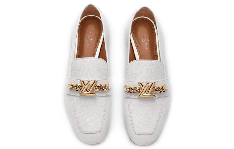 Purchase (W) Mocassins Louis Vuitton Upper Case ''Blanc'' 1A676M