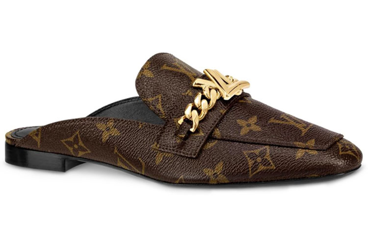 (W) LV Upper Case Monogram Mules 'Brown' 圖 2