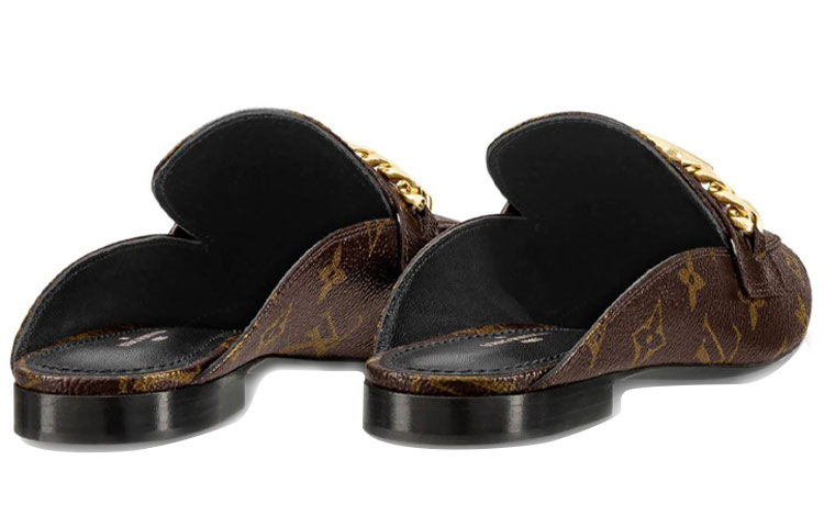 (W) LV Upper Case Monogram Mules 'Brown' 圖 4