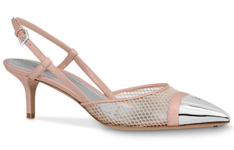 Order (W) Louis Vuitton Urban Twist Sepatu Hak 'Pink' 1A7S1M