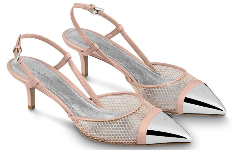 Shop (W) Louis Vuitton Urban Twist Sepatu Hak 'Pink' 1A7S1M