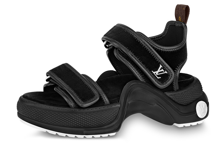 (W) LV Velcro Slide 'CMFT Fashion' Black