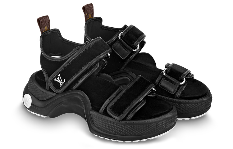 (W) LV Velcro Slide 'CMFT Fashion' Black 圖 2