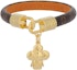 Buy (W) Pulsera de Oro Louis Vuitton Vivienne de Piel de Ternera. M6773