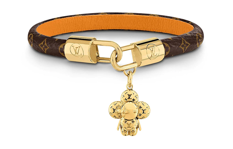 Order (W) Pulsera de Oro Louis Vuitton Vivienne de Piel de Ternera. M6773
