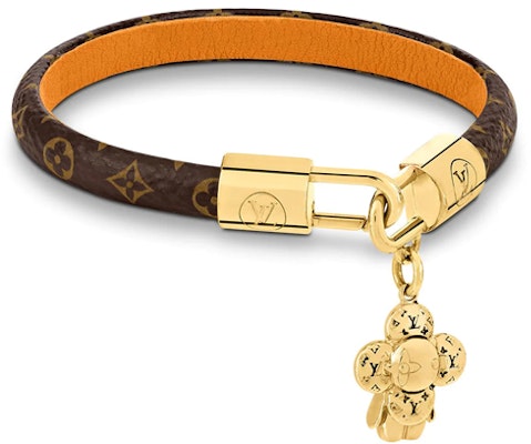 (W) Pulsera de Oro Louis Vuitton Vivienne de Piel de Ternera. M6773 Lookbook (W) Pulsera de Oro Louis Vuitton Vivienne de Piel de Ternera. M6773