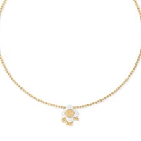(Women) Louis Vuitton Vivienne Holidays Logo Engraved Gold Necklace for Women. m02120 (Women) Louis Vuitton Vivienne Holidays Logo Engraved Gold Necklace for Women. m02120
