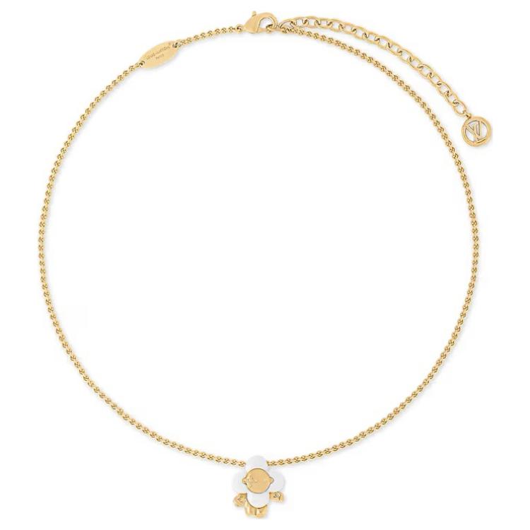 Lookbook (W) 路易威登 Vivienne 假日款雕刻金項鍊 女款 m02120