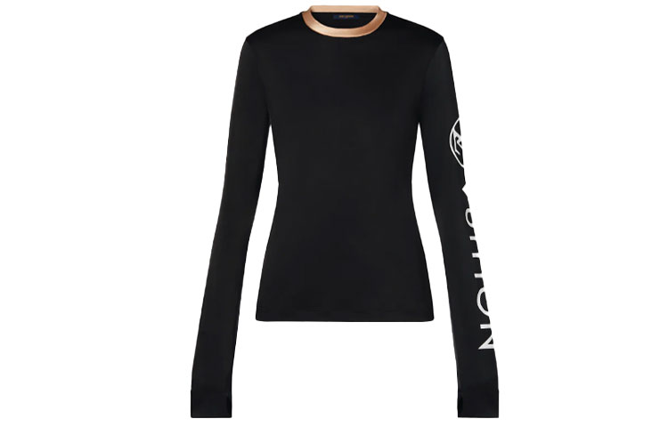 (Women) LOUIS VUITTON Vuittamins Capsule Logo Slim Fit T-Shirt Women Black. 1A92KY 圖 2