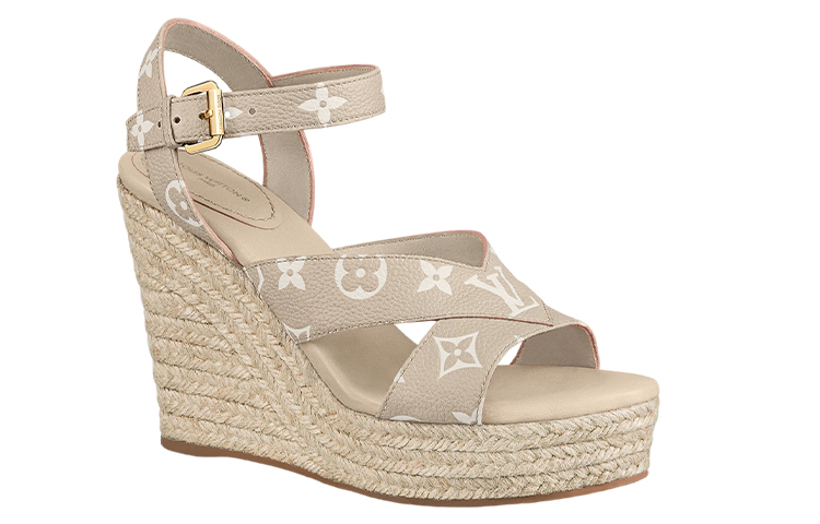 (W) LV Wedge Sandal 'Beige' 圖 2