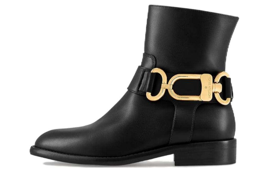 (Women) Louis Vuitton Westside 'Black Leather Ankle Boot' 1AC6WJ