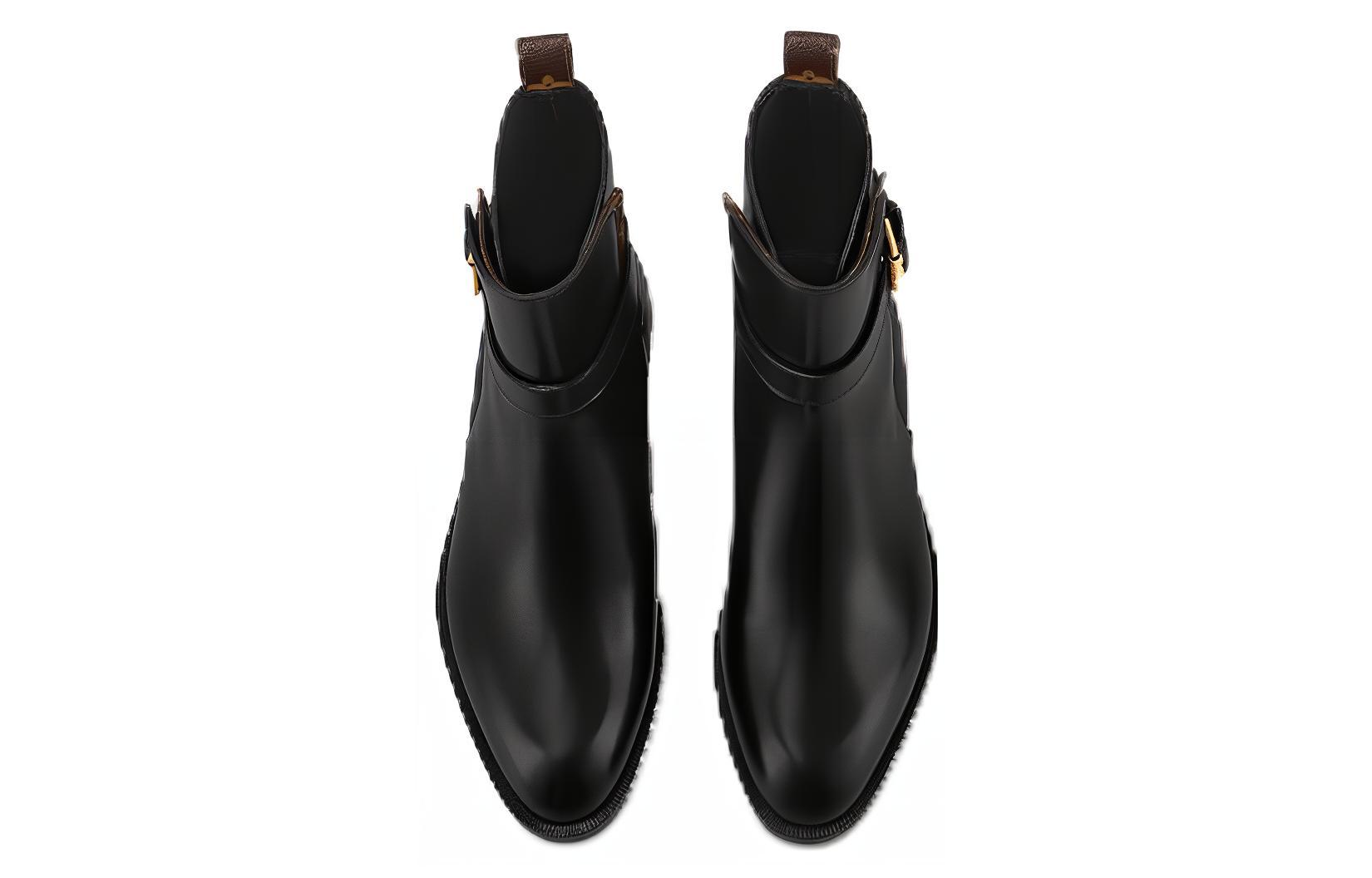 (W) LV Westside Ankle Boots 'Black with Brown Monogram' 圖 4