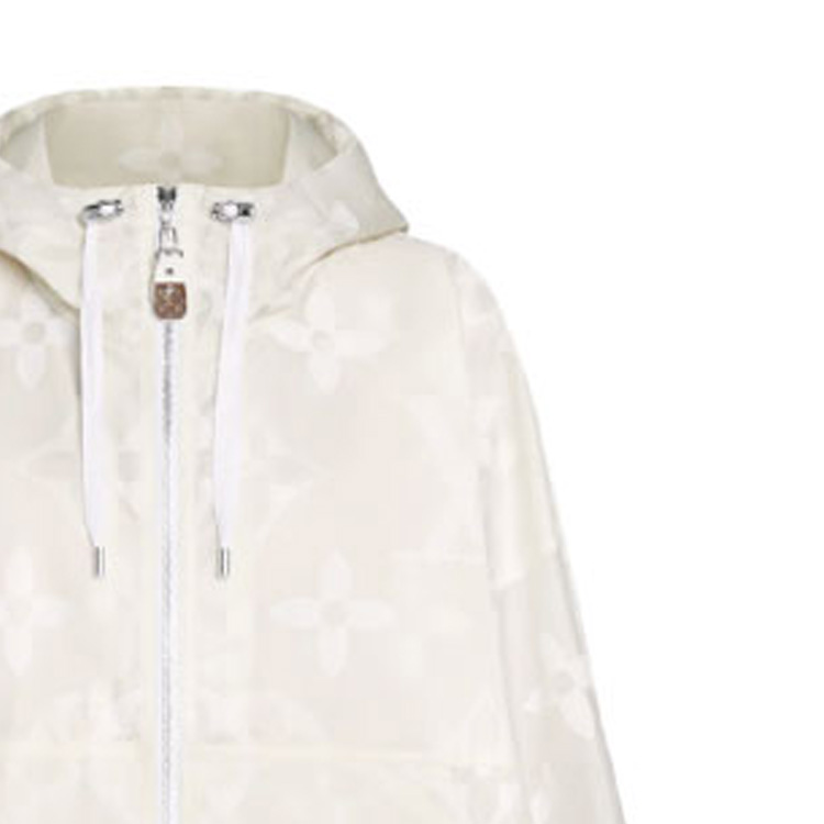 Purchase (W) 路易威登白色休閒字母印花連帽外套 1A93J9