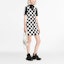 Lookbook (W) 루이비통 화이트 체크 패턴 A라인 반소매 드레스 1A83RQ