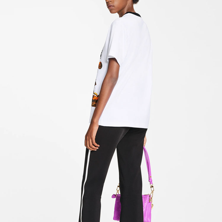 (Women) LOUIS VUITTON White Starry Print Crewneck Short-Sleeve T-Shirt 1A9MVU 圖 5