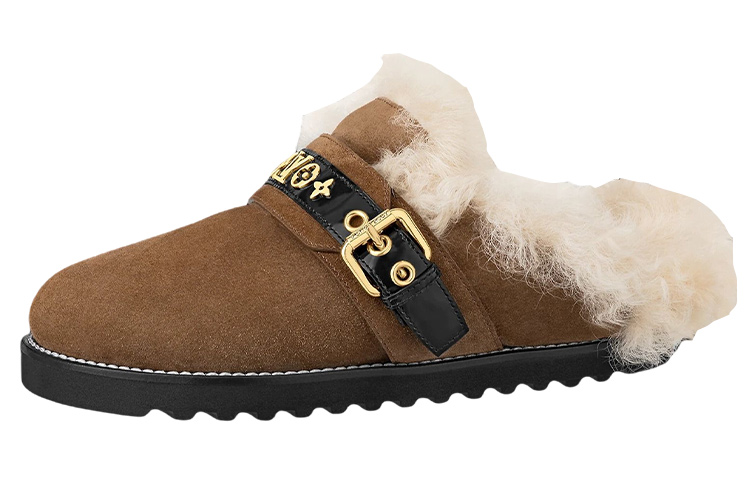(Women) Louis Vuitton Winterbreak 'Brown Suede Slipper' 1A94Z0