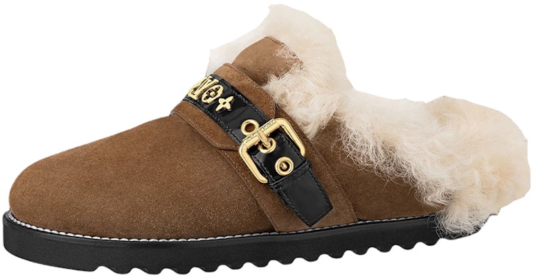 (Women) Louis Vuitton Winterbreak 'Brown Suede Slipper' 1A94Z0 Buy (Women) Louis Vuitton Winterbreak 'Brown Suede Slipper' 1A94Z0