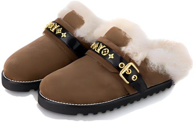 (Women) Louis Vuitton Winterbreak 'Brown Suede Slipper' 1A94Z0 Lookbook (Women) Louis Vuitton Winterbreak 'Brown Suede Slipper' 1A94Z0