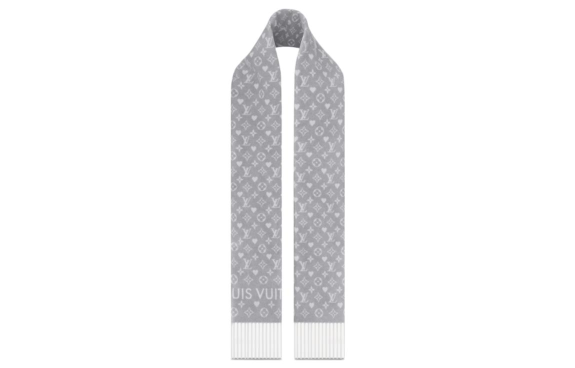 (Women) Louis Vuitton Women’s Fashion Logo Print Cashmere Scarf. M77641 圖 4