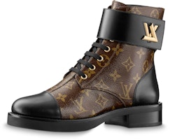 (Women) Louis Vuitton Wonderland Boot 'Brown Black' 1A2JCT (Women) Louis Vuitton Wonderland Boot 'Brown Black' 1A2JCT