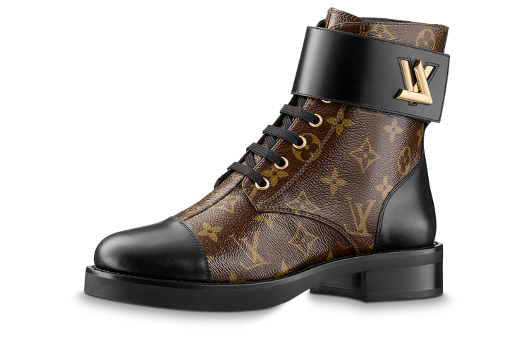 (Women) Louis Vuitton Wonderland Boot 'Brown Black' 1A2JCT