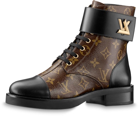 (Women) Louis Vuitton Wonderland Boot 'Brown Black' 1A2JCT Buy (Women) Louis Vuitton Wonderland Boot 'Brown Black' 1A2JCT
