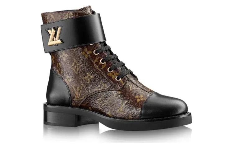 Order (W) Louis Vuitton Wonderland Stiefel ''Braun Schwarz'' 1A2JCT