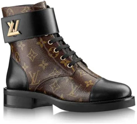 (W) Louis Vuitton Wonderland Stiefel ''Braun Schwarz'' 1A2JCT Order (W) Louis Vuitton Wonderland Stiefel ''Braun Schwarz'' 1A2JCT