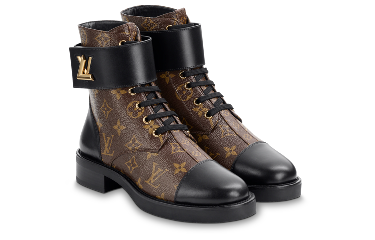 Lookbook (W) Louis Vuitton Wonderland Stiefel ''Braun Schwarz'' 1A2JCT