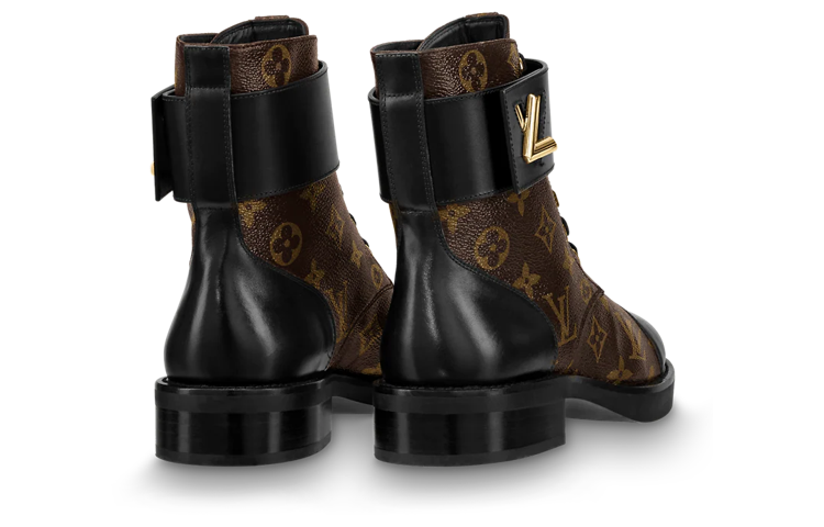 Shop (W) Louis Vuitton Wonderland Stiefel ''Braun Schwarz'' 1A2JCT