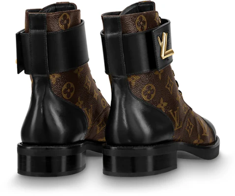 (W) Louis Vuitton Wonderland Stiefel ''Braun Schwarz'' 1A2JCT Shop (W) Louis Vuitton Wonderland Stiefel ''Braun Schwarz'' 1A2JCT