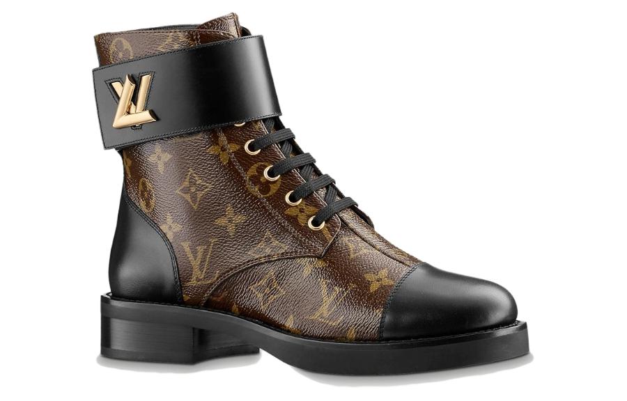 Order (W) Louis Vuitton Wonderland Flat Ranger Stiefel ''Braun Monogramm'' 1AAV5W