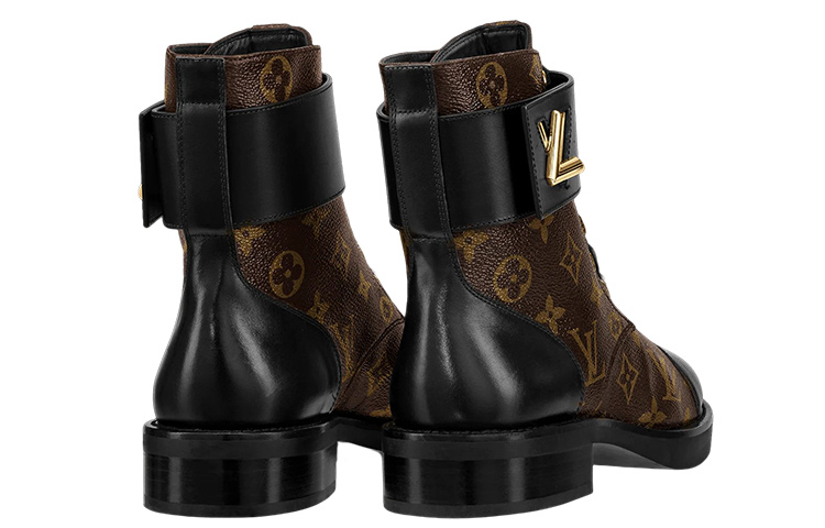 Shop (W) 路易威登仙境平底护林员靴“棕色老花纹” 1AAV5W