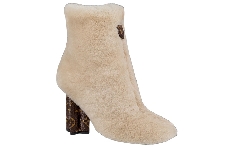 (W) LV Wool Short Boots 'Light Brown' 圖 2