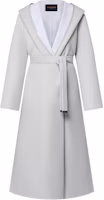 (Women) Louis Vuitton Wrap Long Coat Gray 1AGBFA (Women) Louis Vuitton Wrap Long Coat Gray 1AGBFA