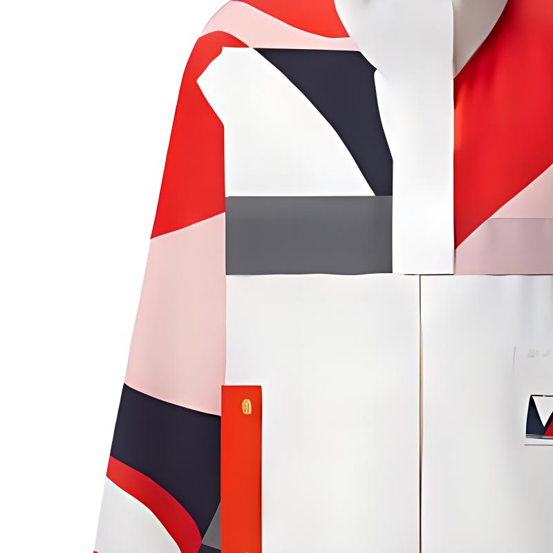 (Women) LOUIS VUITTON America's Cup FW24 Geometric Zip High-Neck Jacket Multicolor Women 1AFZDK 圖 5