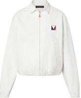(Women) LOUIS VUITTON x America's Cup SS24 White Logo Bomber Jacket. 1AFZX3 (Women) LOUIS VUITTON x America's Cup SS24 White Logo Bomber Jacket. 1AFZX3