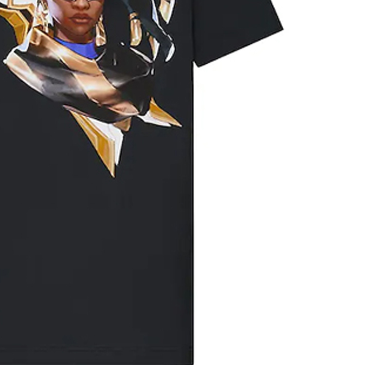 (Women) LOUIS VUITTON League of Legends Cartoon Print T-Shirt Black 1A7SUM 圖 7