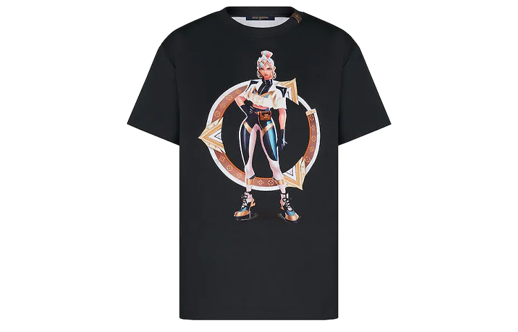 (Women) LOUIS VUITTON x League of Legends Graphic Tee Black 1A7SU