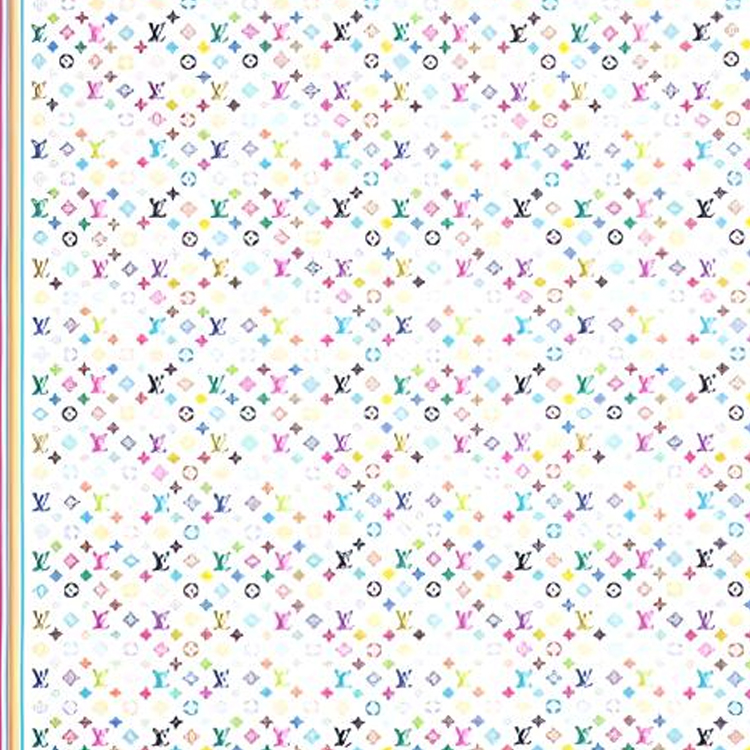 (Women) LOUIS VUITTON Takashi Murakami Mini Print Scarf -  Pink Edition M94974 圖 4