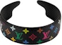 Lookbook (Women) LOUIS VUITTON x Takashi Murakami Monogram Leather Headband Black M96121
