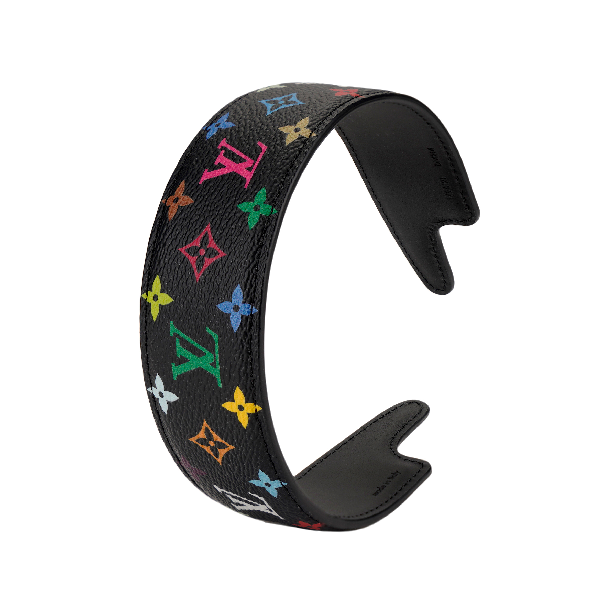 Shop (W) ルイ・ヴィトン x 村上隆 モノグラム レザー ヘッドバンド ブラック M96121