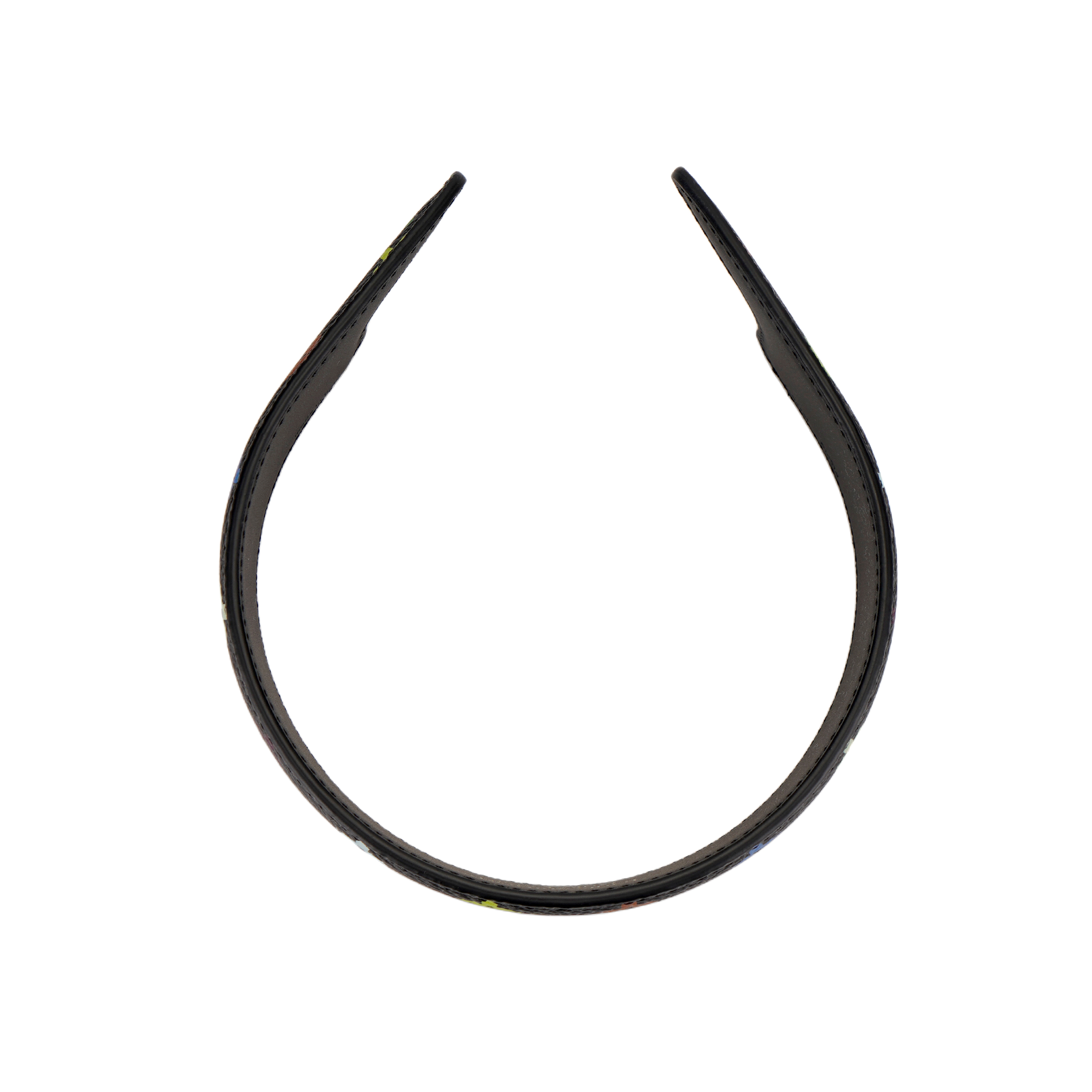 Purchase (W) ルイ・ヴィトン x 村上隆 モノグラム レザー ヘッドバンド ブラック M96121